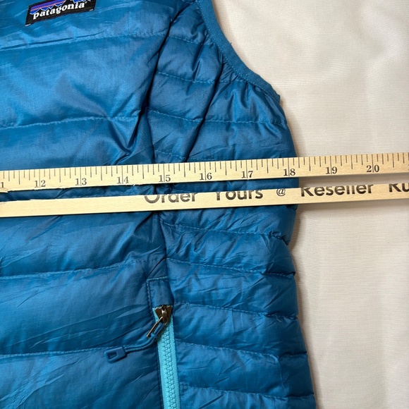Patagonia Down Puffer Vest Teal Size Medium - Picture 5 of 9